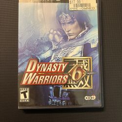 PS2 dynasty warriors 6 game