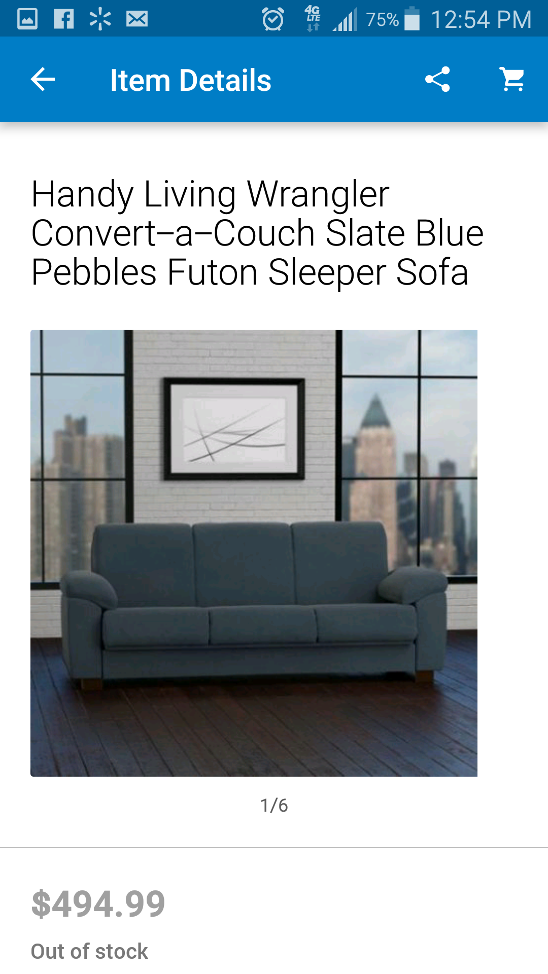 Brand new sleeper sofa futon