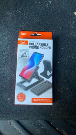 New Itek Adjustable Collapsible Phone Holder 503021
