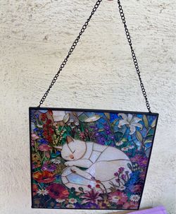 Stained Glass Style Suncatchers Wall Hanging Ornament