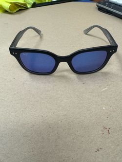 Authentic Maui Jim Shore Break Polarized Sunglasses – Model MJ822-02MG / B822-02MG – Matte Black with Grey Temples / Blue Hawaii SuperThin Glass Lense
