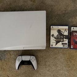 Ps5 Disc Edition 825gb Bundle With 2 Games 