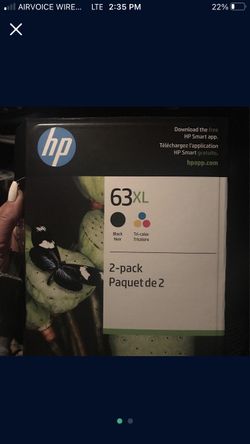HP 63xl Ink Cartridges 