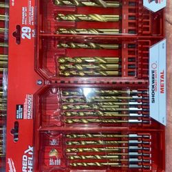 MILWAUKEE DRILL BIT SETS POWER TOOLS NOT NEGOTIABLE IN PRICE 