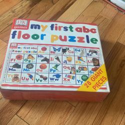 My first abc floor puzzle