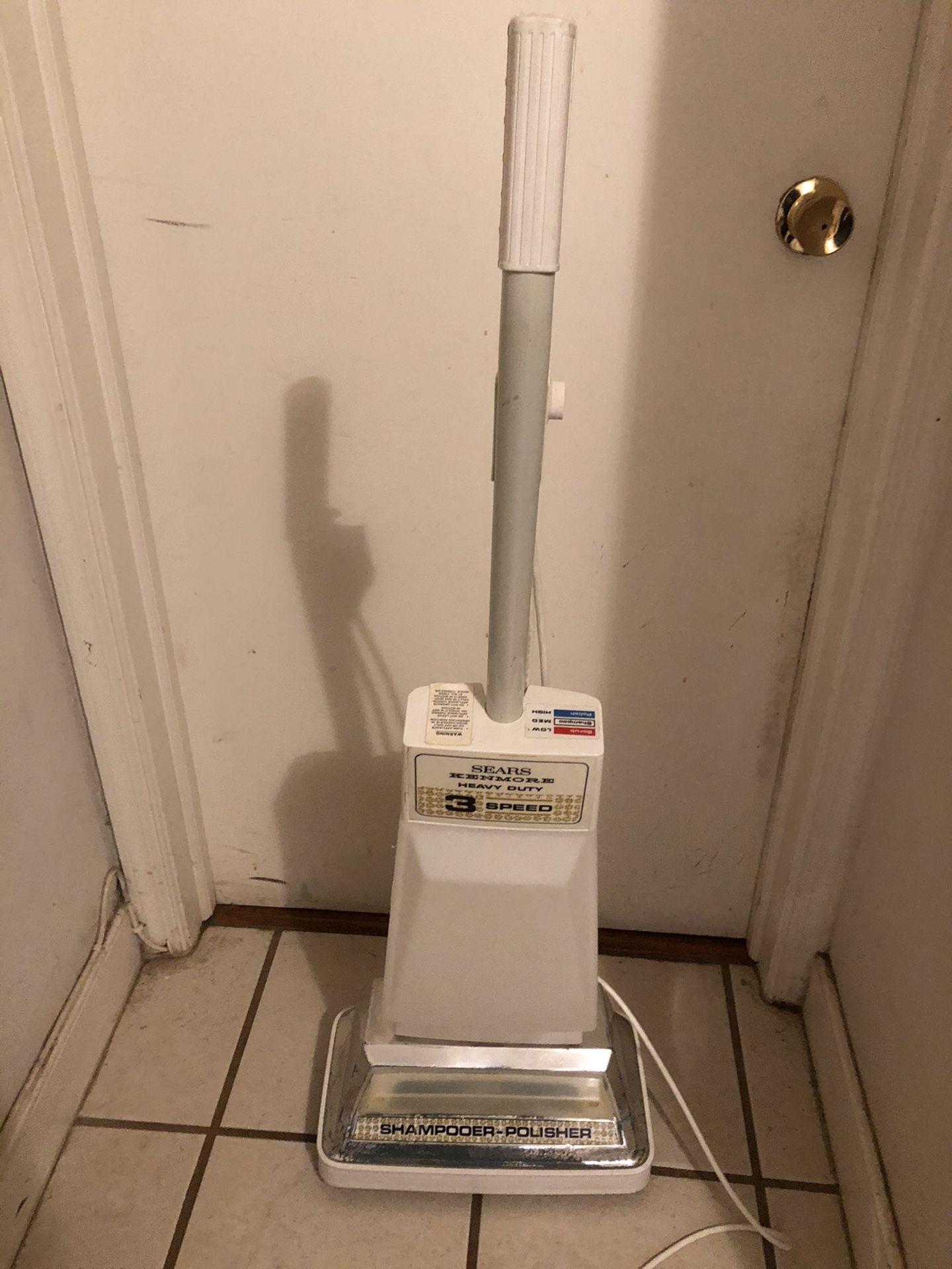 Sears Kenmore 3 speed shampooer polisher