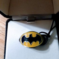 Stainless Steel Yellow Batman Ring .Size 8 .🎁🎁🎁 Pick It Up In Lake Worthe