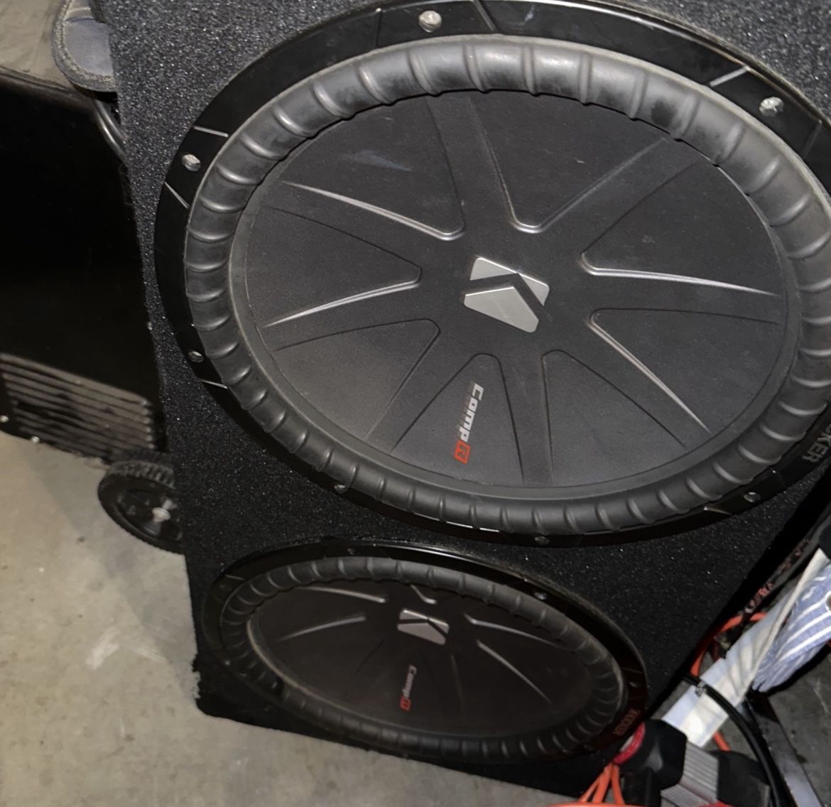 Two 15 Inch Kickers Dual Coil