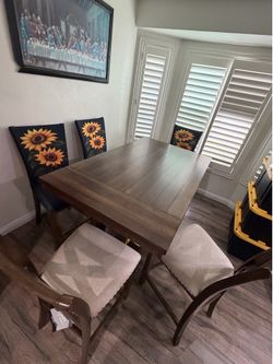 Mesa De comedor 6 sillas alta