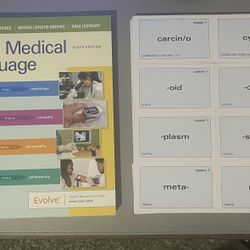 Basic Medical Language (Sixth Edition) by Danielle LaFleur Brooks – Includes Flashcards – Gently Used