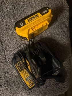 Dewalt battery and charger