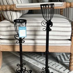 Cast Iron Candle Holder 