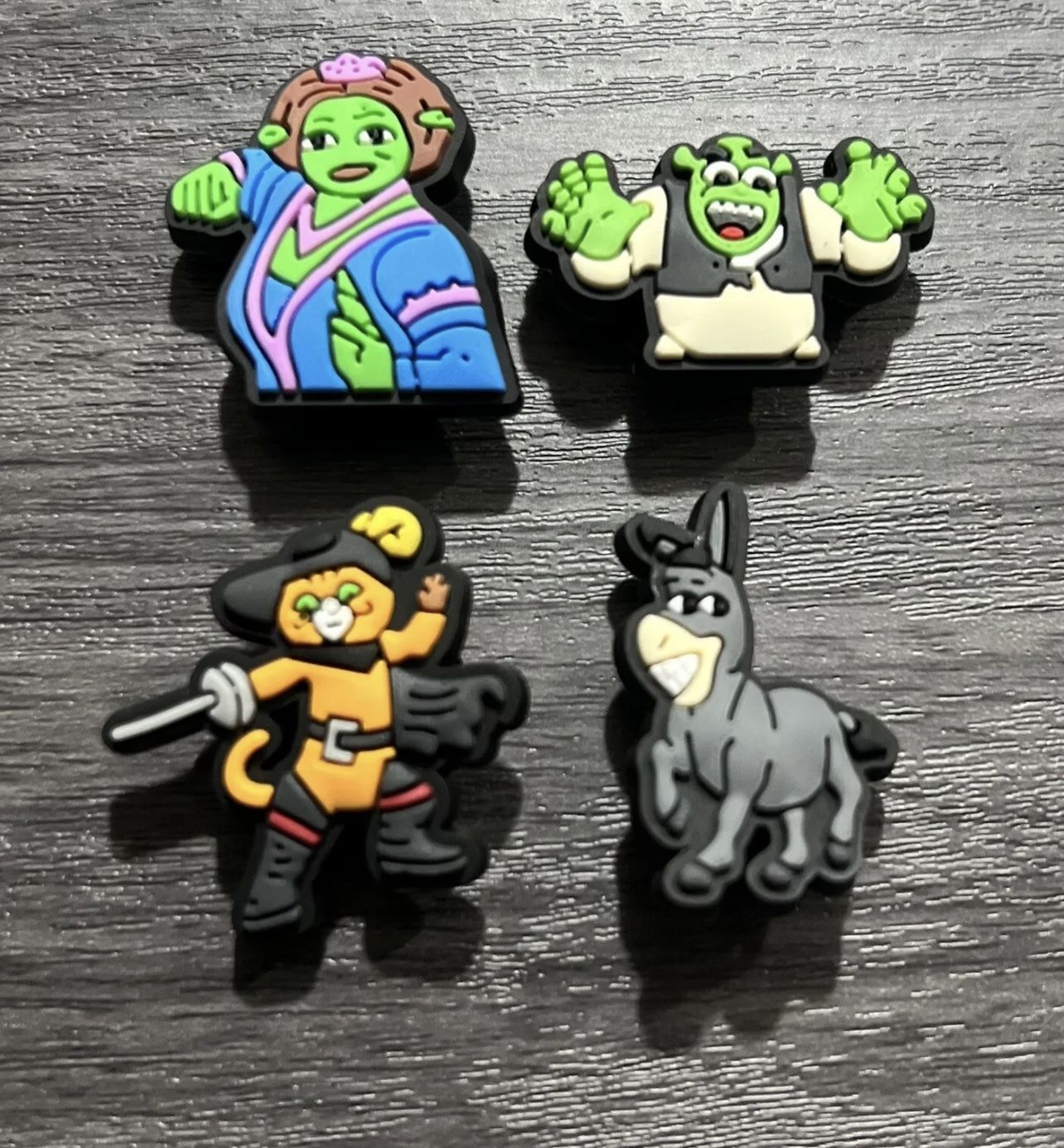 Shrek Croc Charms 4 Pc Set 