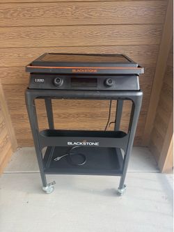 22" ELECTRIC TABLETOP GRIDDLE WITH CART