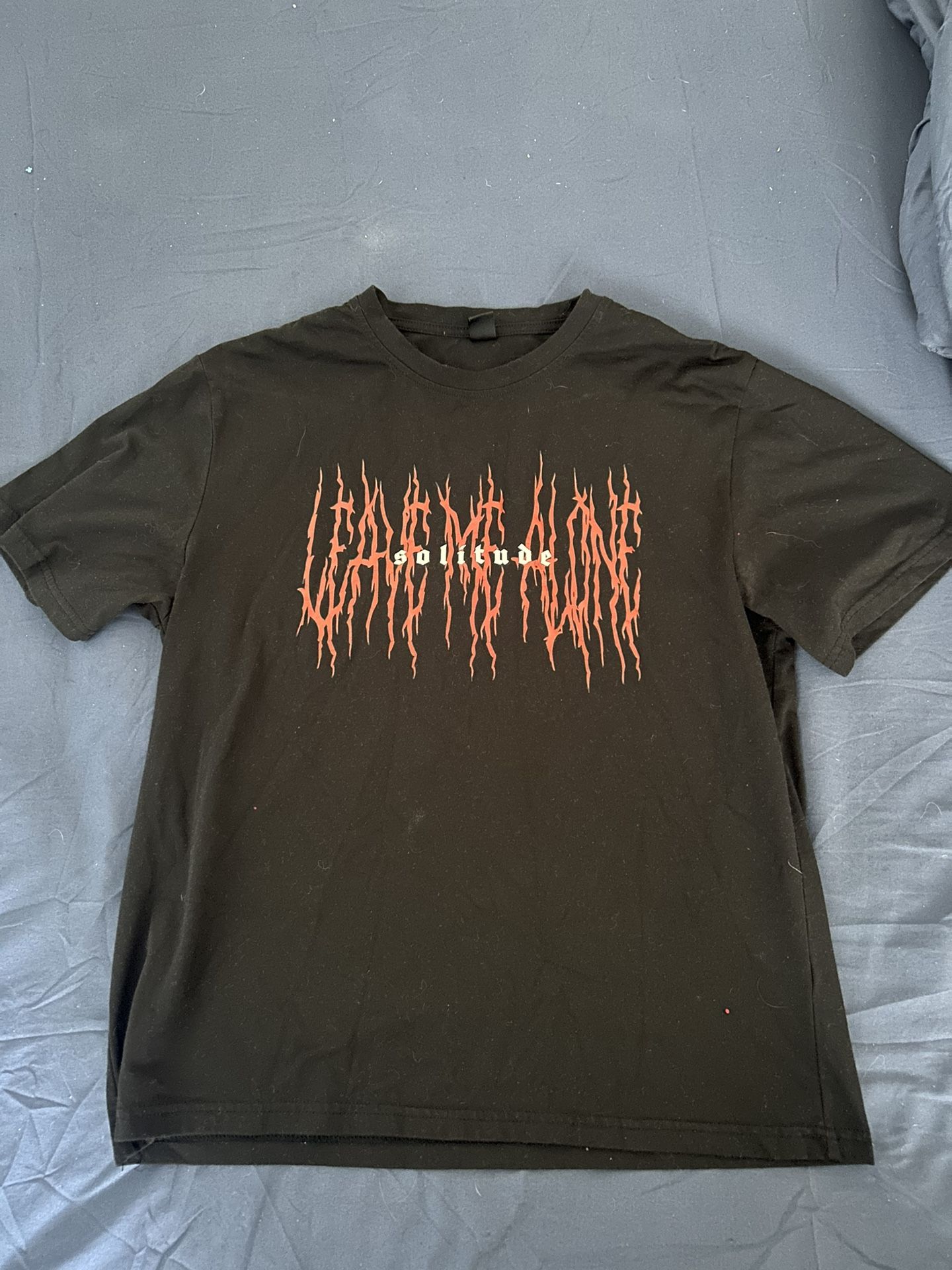 Black and Red Graphic T Shirt Mens