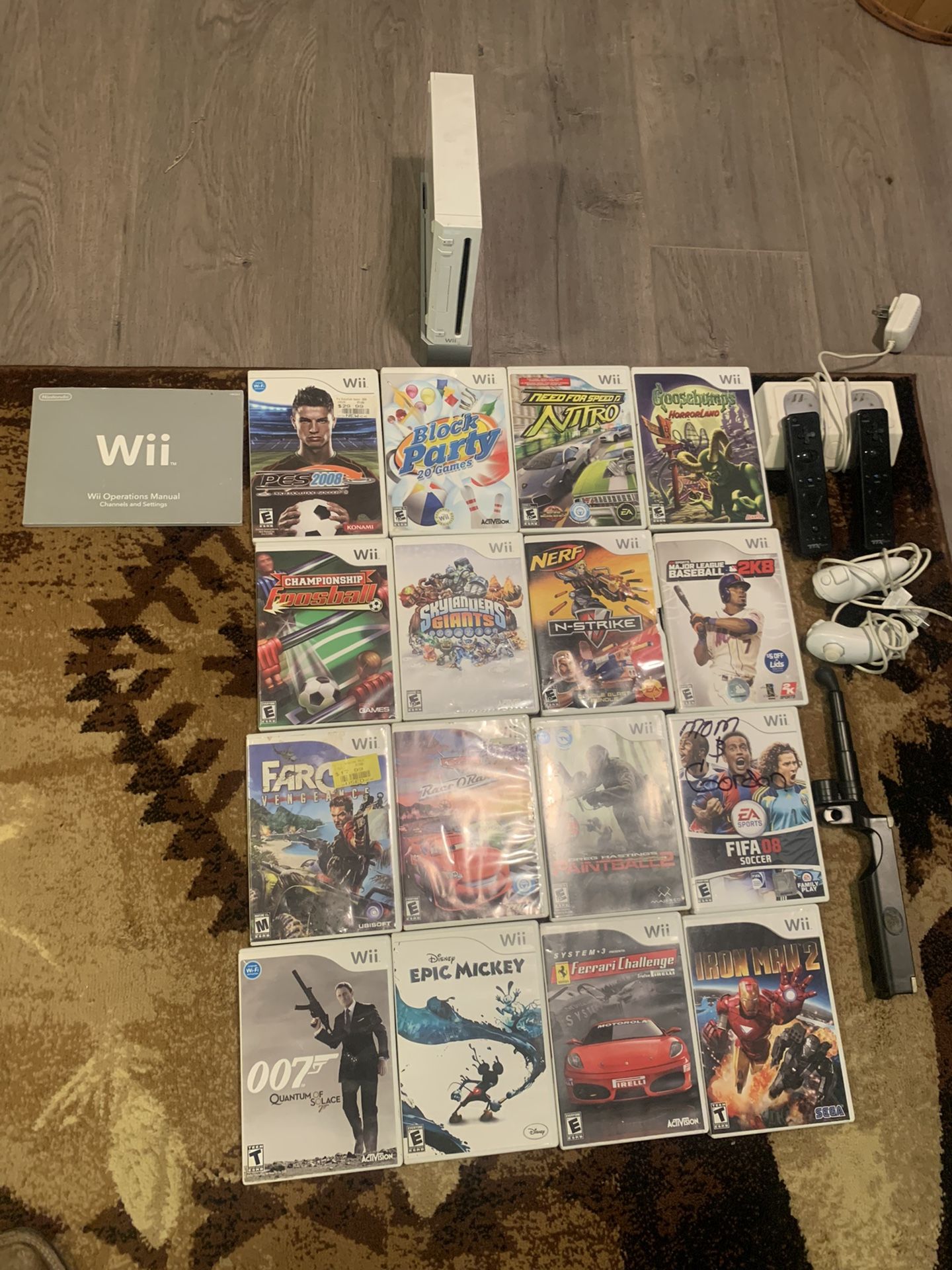Wii Console Games And Controllers
