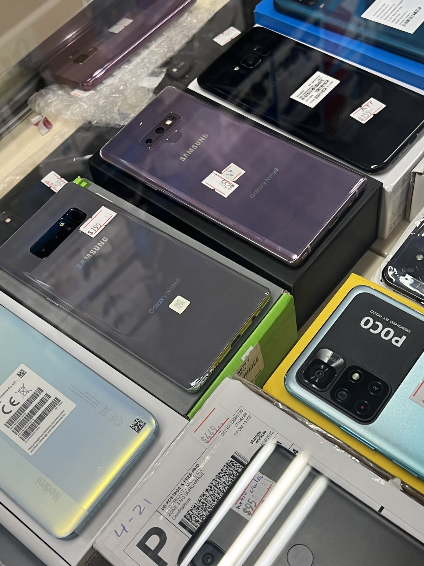 GALAXY NOTE 8 $199 NOTE 9 $249