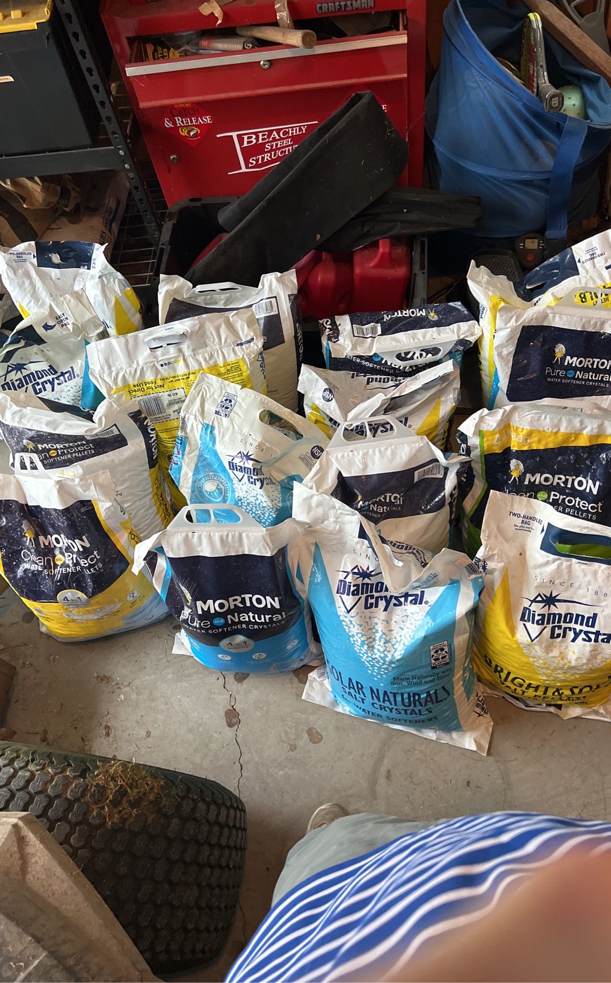 16 Bags Of Water Softener Crystals