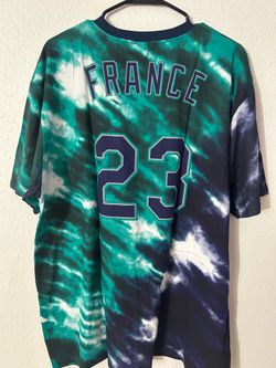 Seattle Mariners - Ty France Tie Dye T-Shirt SGA - Adult 2XL New