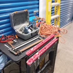 Tools Lit Saw Horse Extension Cords Ladder Hand Sawtools Lot 
