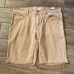 Tan Arizona jean co jorts
