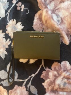 Mk olive green wallet