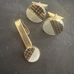 Vintage Tie Tac And Cuff Links