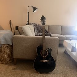 Ibanez Black Guitar.