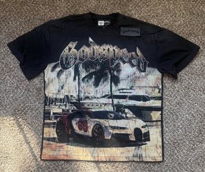 Large Godspeed Graphic T-Shirt Black