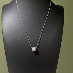 Send Call circle with Cz  chain, not included 