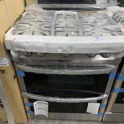LG 30” Gas Stove In Stainless Steel New Open Box With Double Oven