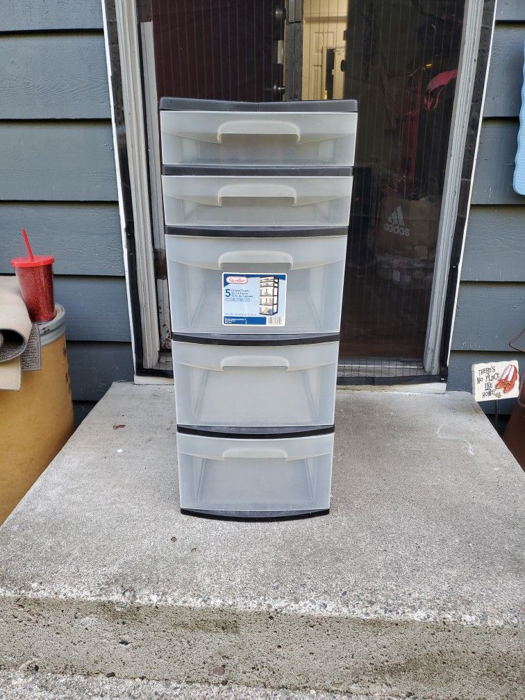 Sterilite 5 Drawer Tower