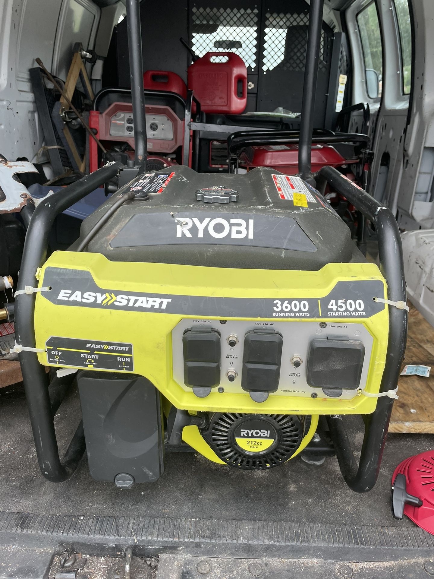 3600 Watts Generator Start First Pull