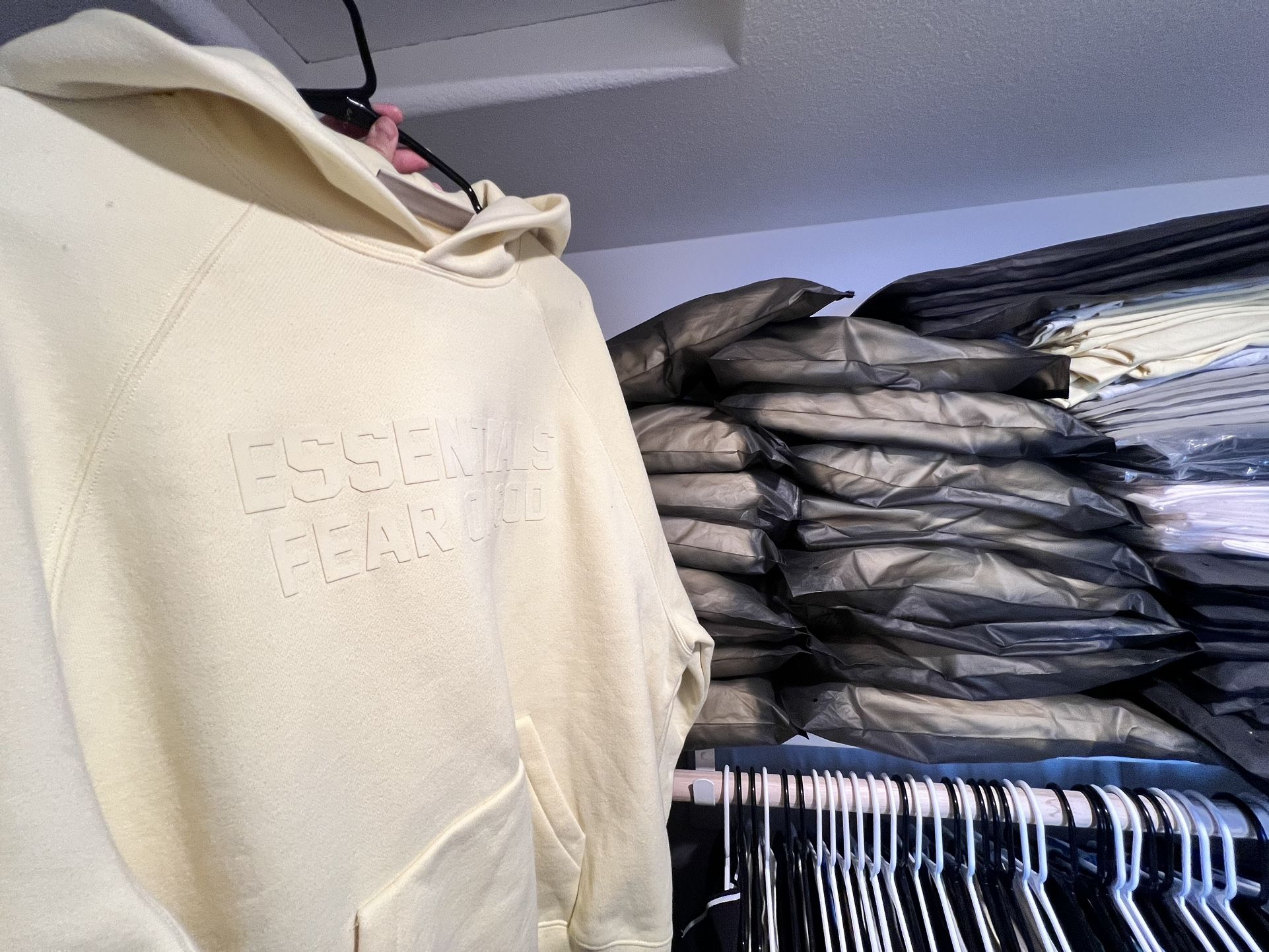 Fear Of God Essentials Hoodie - Canary