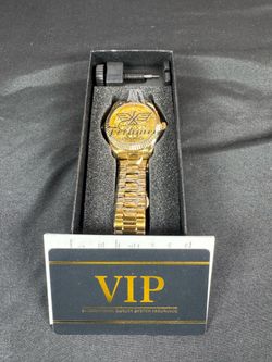 Ferhmen Men's Gold-Tone Multifunction Automatic Watch