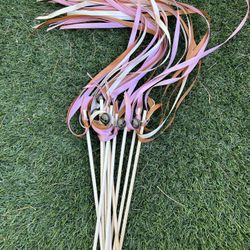 Ribbon Wands With Bell- $2 Per Bundle