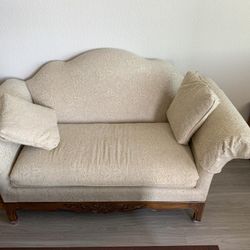 Loveseat Sofa (White)