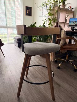 Set of 3 Modern Barstools (Counter-Height)