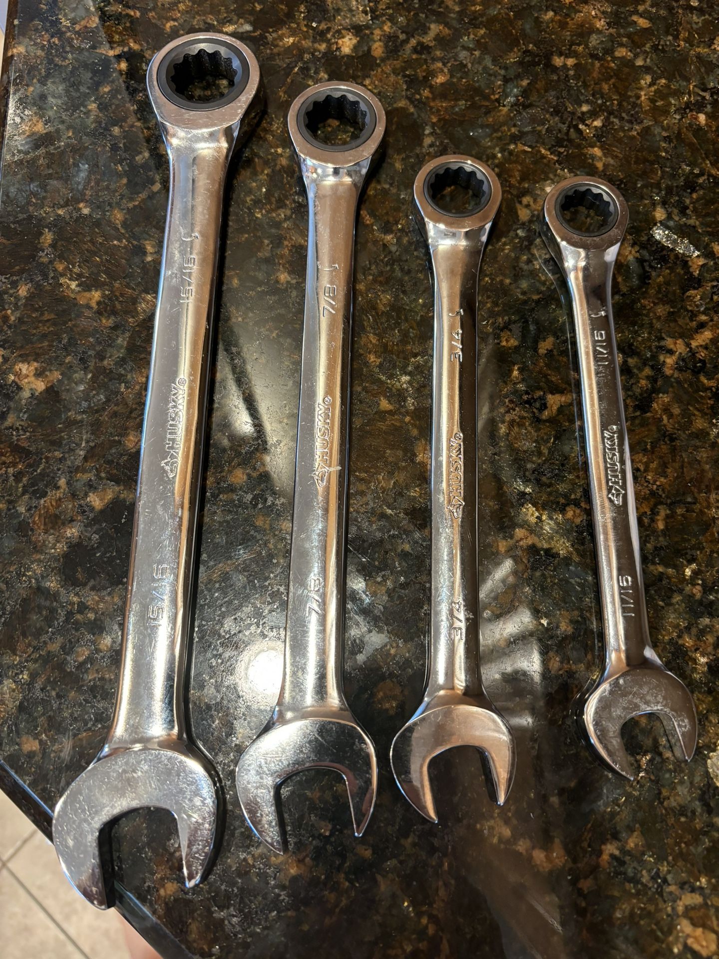 Husky Box And ratchet Wrenches