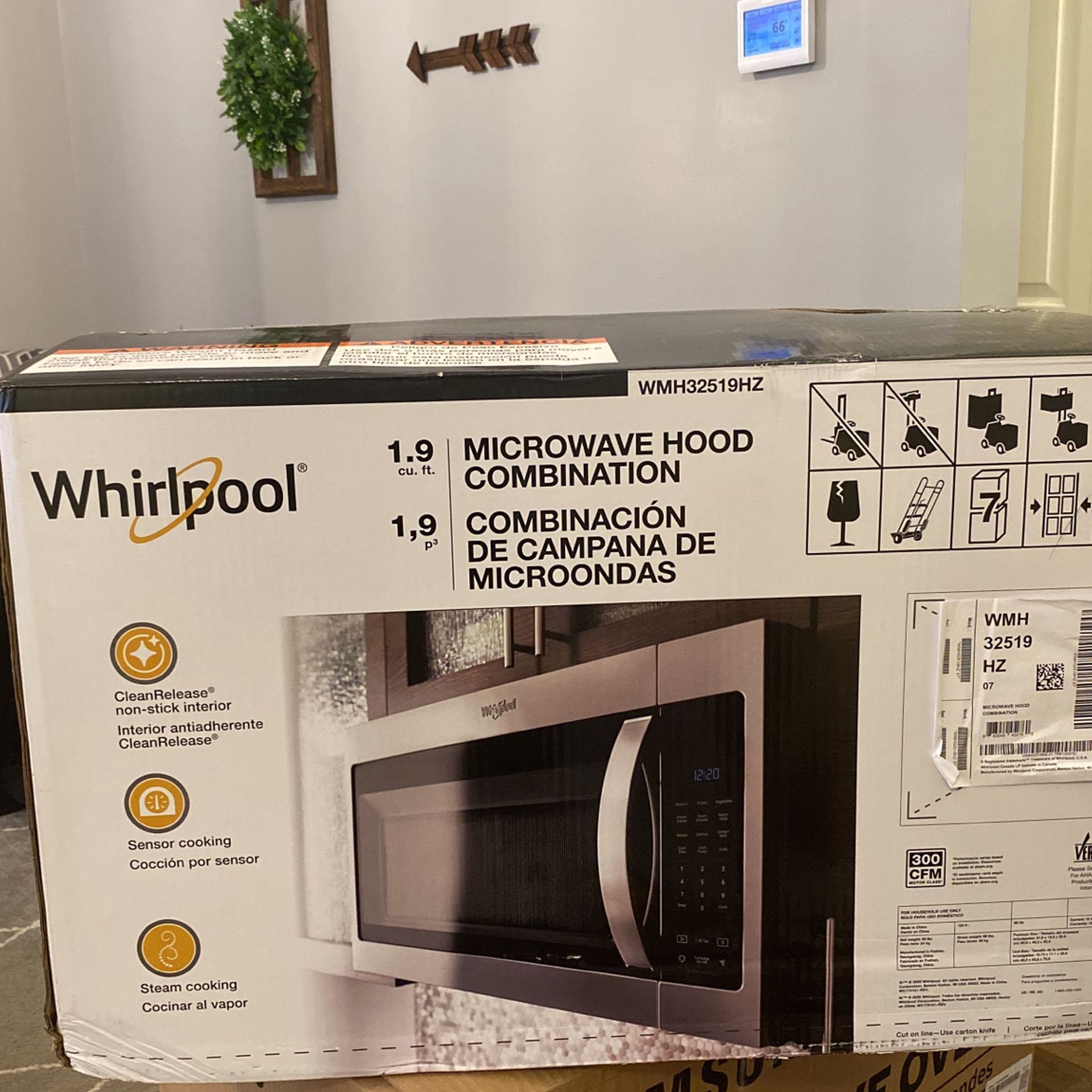 New In Box Stainless Microwave