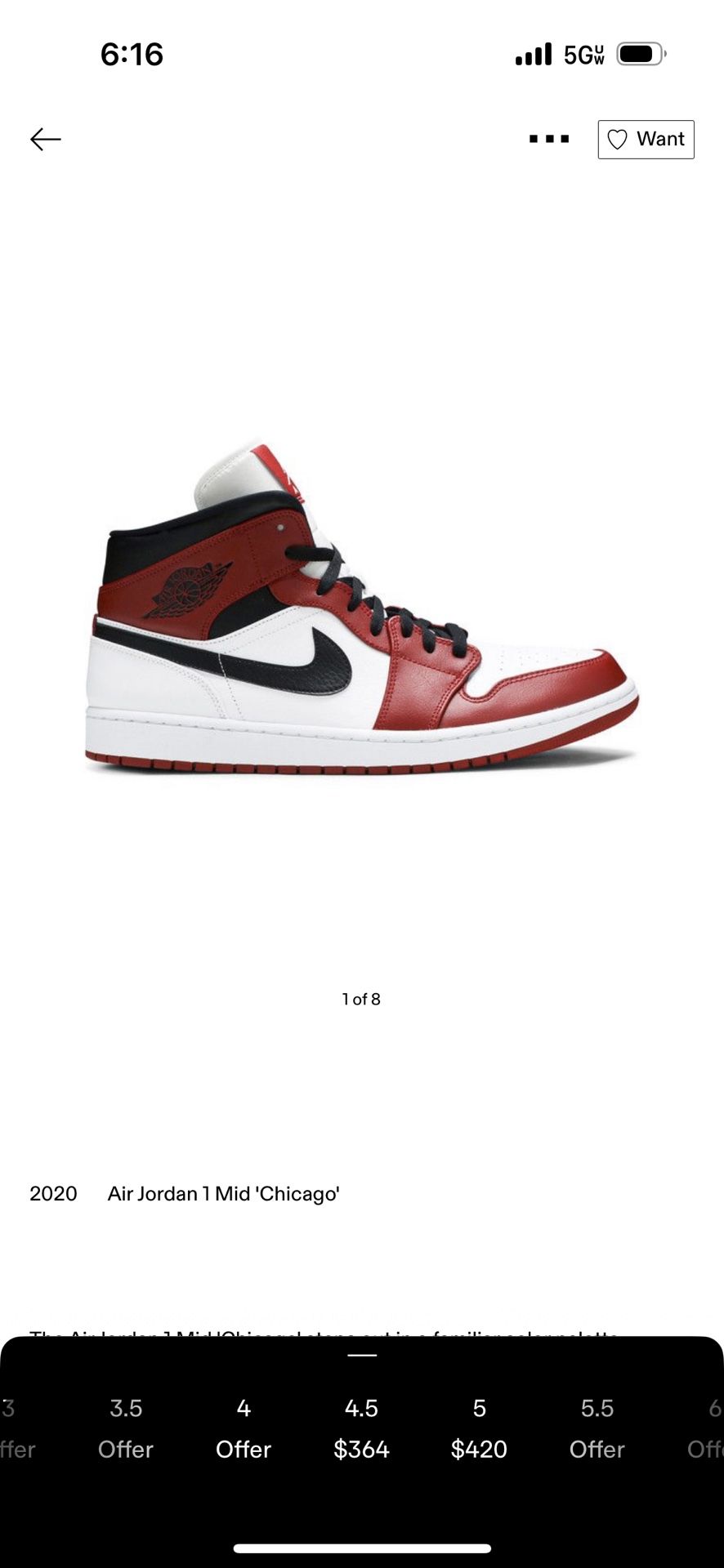 Air Jordan 1 Mid Chicago