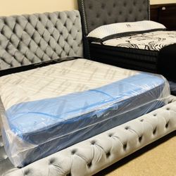 Tufted Nice Stylish Bed 