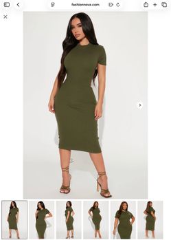Fashion nova green dress