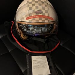 Dual Visor 3/4 Open Face Motorcycle Helmet DOT Approved, XL