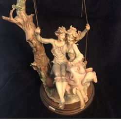 Young Lovers On A Swing 1983 Figurine