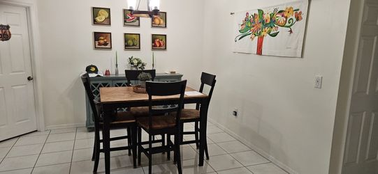 Table and Chairs Set High Top