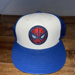 Amazing Spider-man Trucker SnapBack Flat Brim Bill Hat 