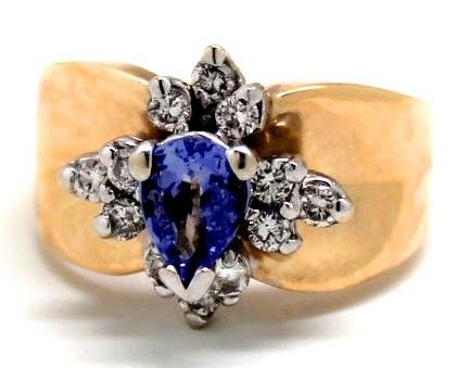 Ladies Tanzanite/14K Birthstone Ring