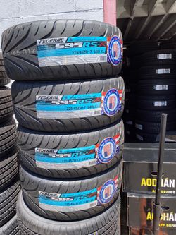 Federal brand racing style tires on sale. Message for prices
