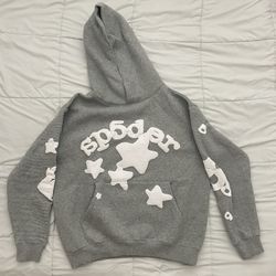 Gray Hoodie Sp5der